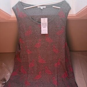 Threads 4 Thought Cody Flamingo Print Tank XXL NWT